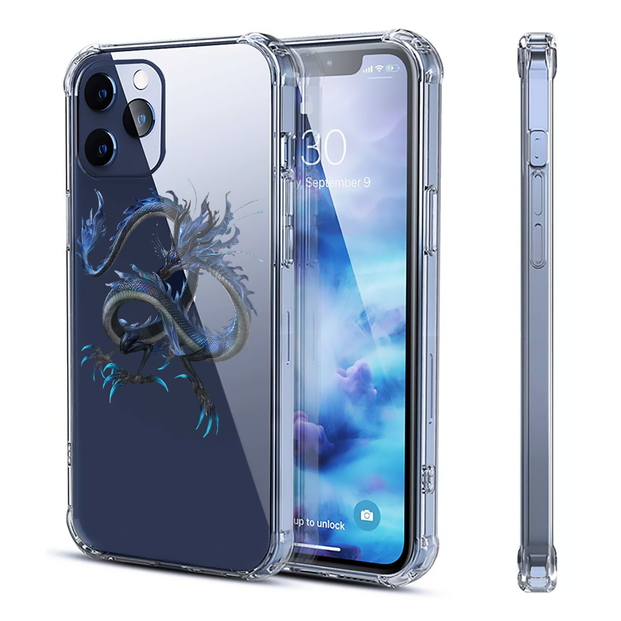 （画像用） Ne Zha 2 ナタ 魔童の大暴れ 【iPhone 12シリーズ対応】透明スマホケース（クリアソフトケース）